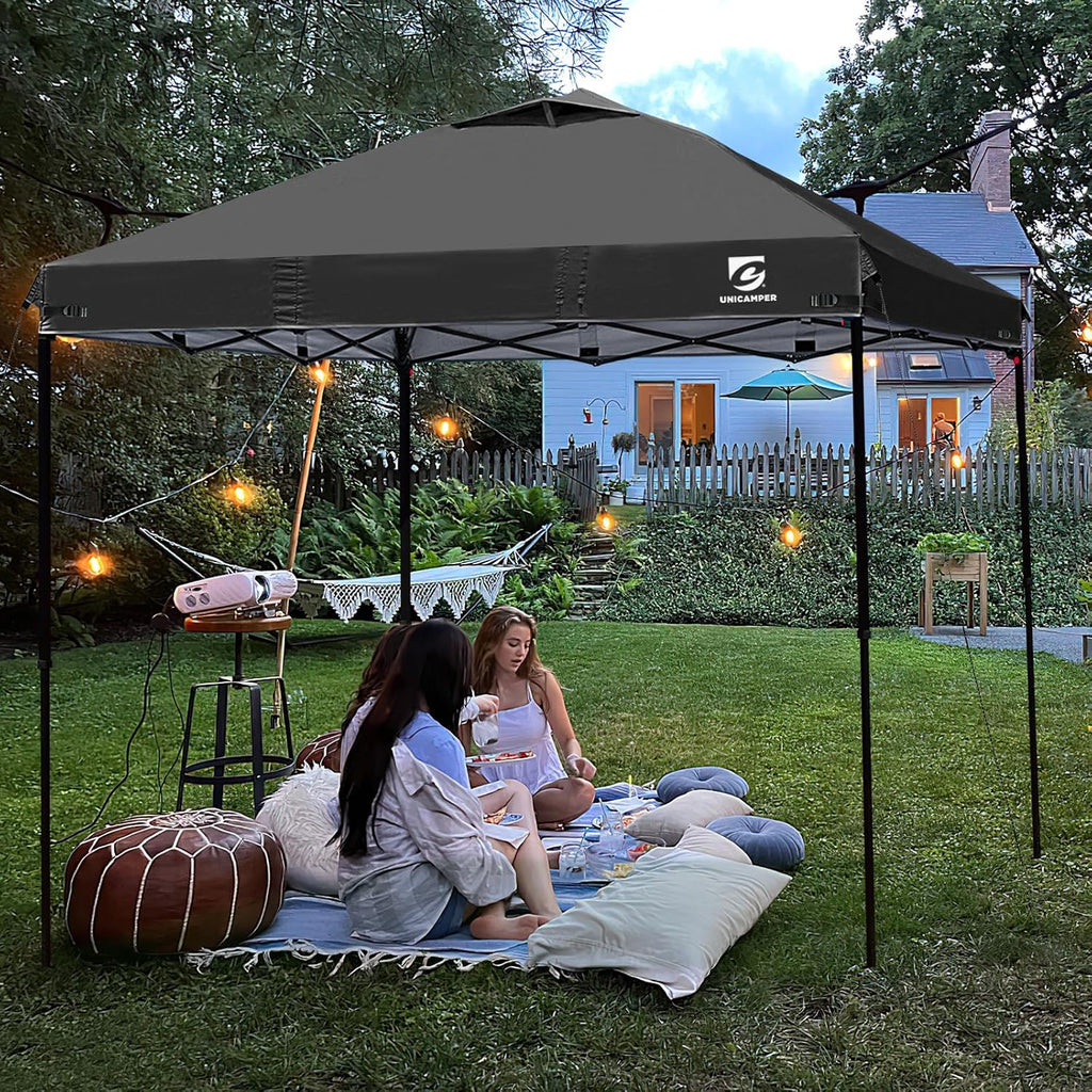 10x10 Pop Up Canopy Replacement Top Cover with Air Vent(Frame NOT INCUDE)