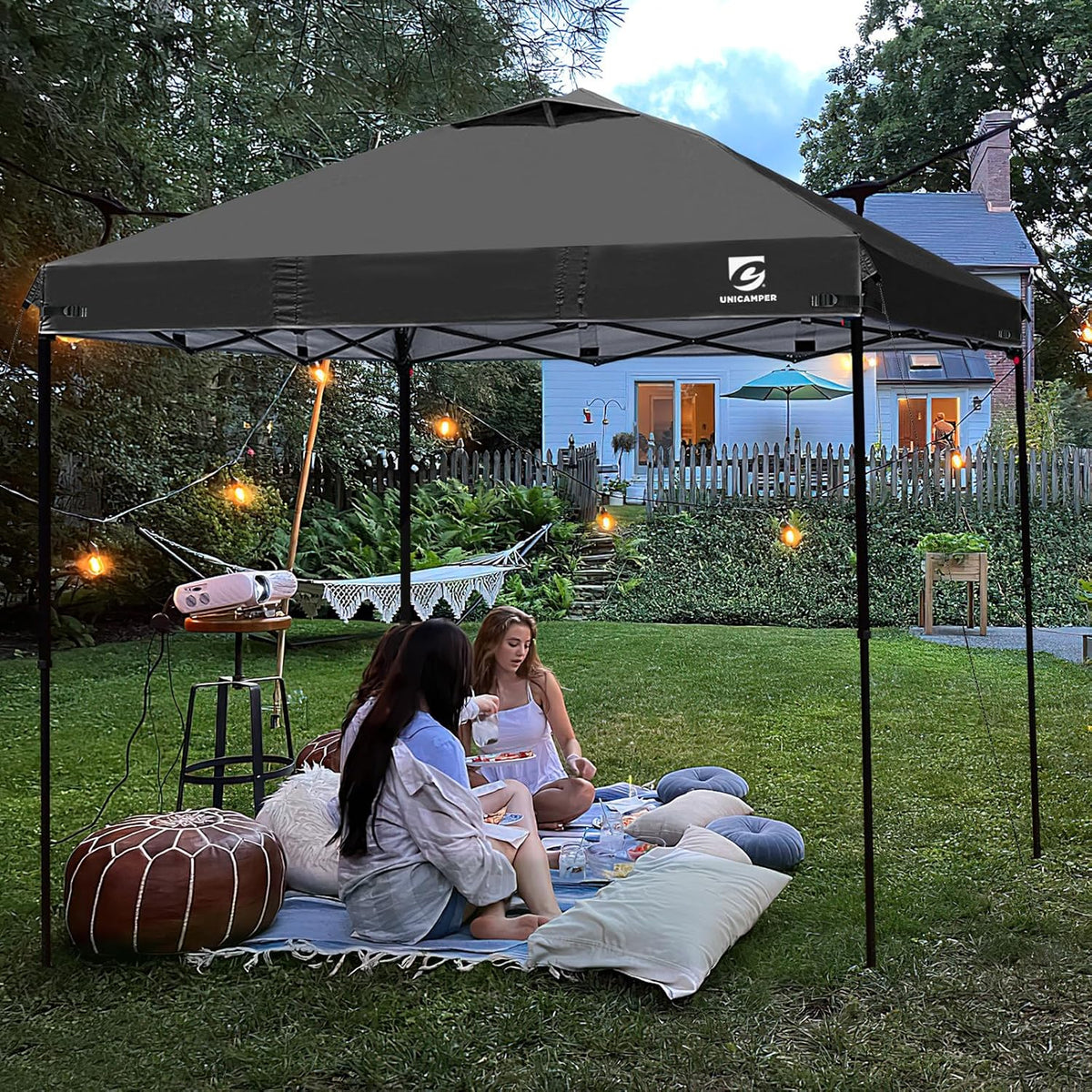 10x10 Pop Up Canopy Replacement Top Cover with Air Vent(Frame NOT INCUDE)