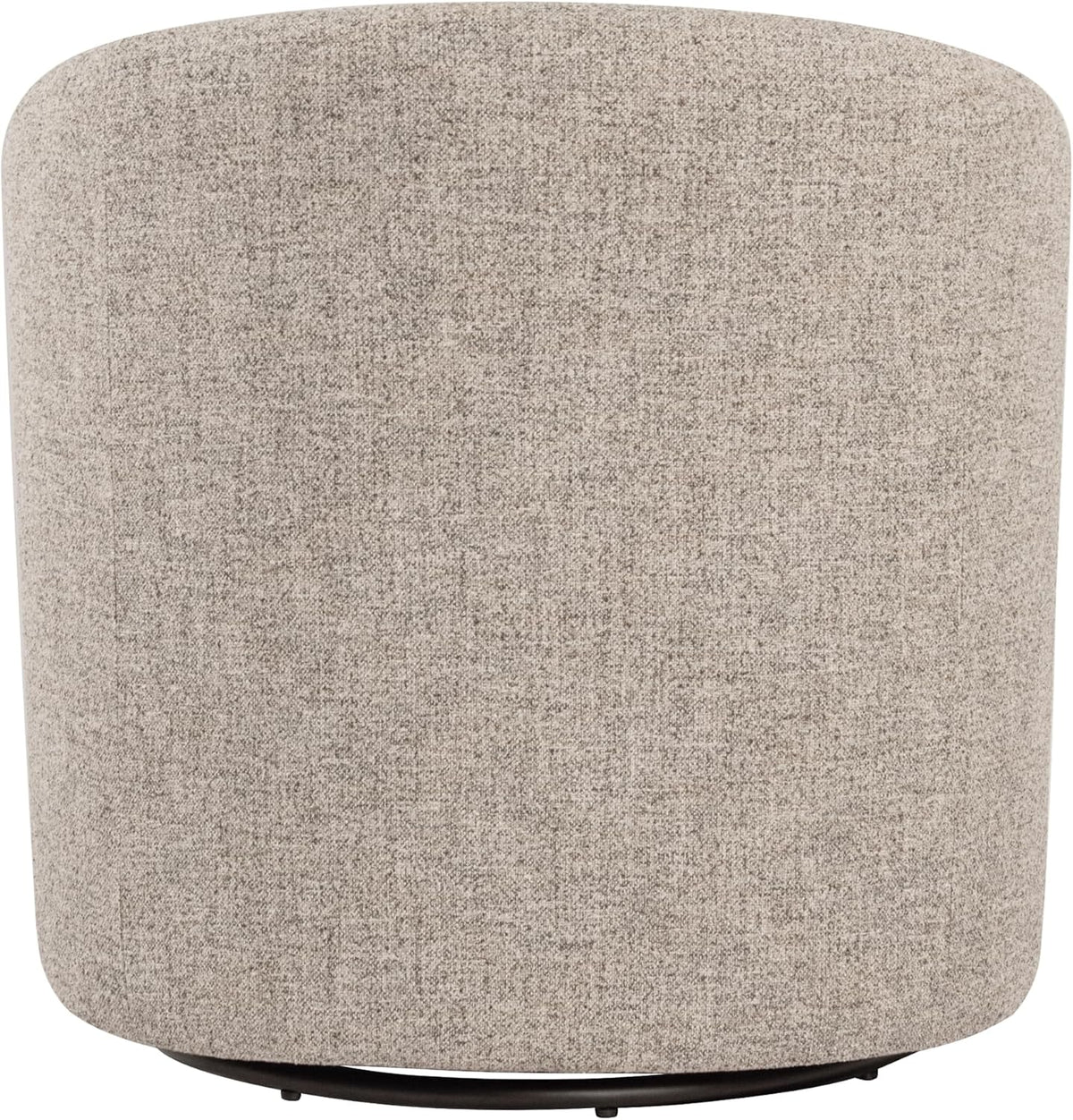 HomePop 360° Swivel Barrel Accent Chair - Midtone Gray Fabric