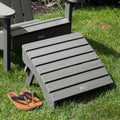 highwood AD-OTL1-CGE Adirondack Folding Ottoman, Coastal Teak