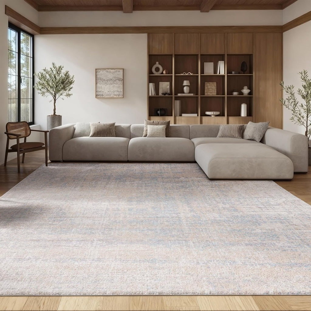 SAFAVIEH Adirondack Area Rug 6x9, Modern Beige & Slate ADR207B