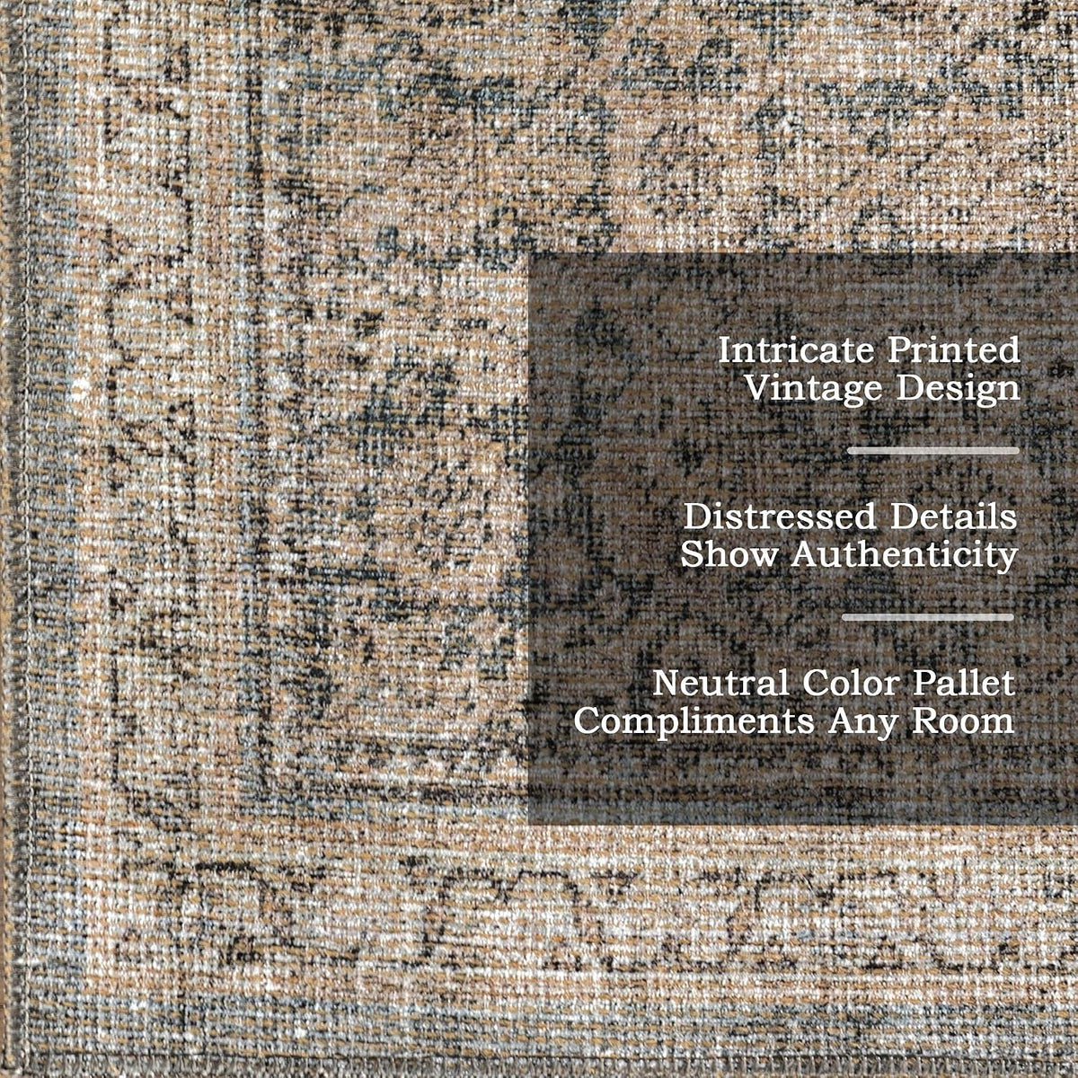 nuLOOM Cally Grey Medallion Power Loomed Area Rug, 10' x 13'