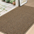 BEQHAUSE Dirt Trapper Door Mat 36" x 60", Non-Slip Washable Doormats, Beige