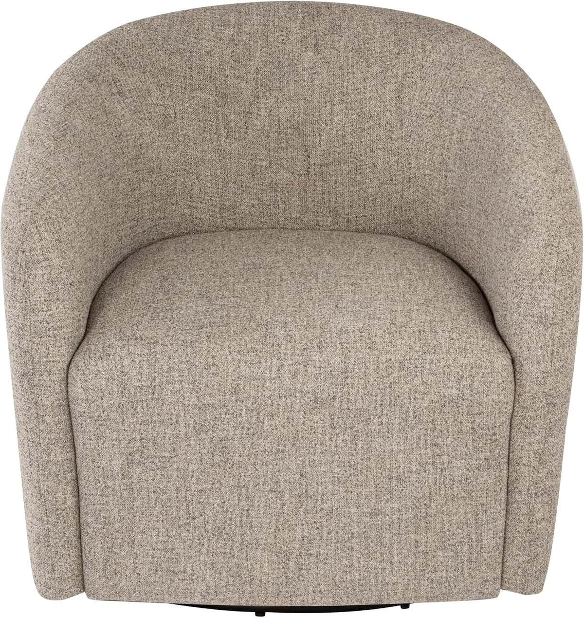 HomePop 360° Swivel Barrel Accent Chair - Midtone Gray Fabric