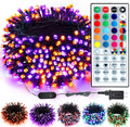 ODEETRONIC 66ft 200 LED Halloween String Lights Color Changing with Remote