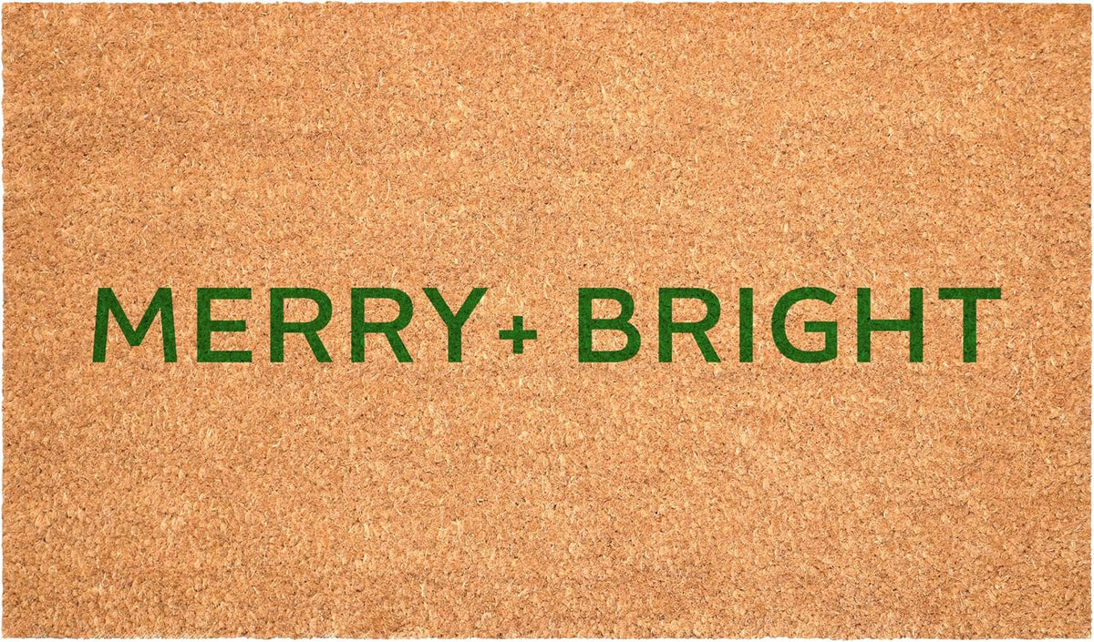 Calloway Mills 117082436 Green Ultra Modern Merry & Bright Doormat 24 x 36
