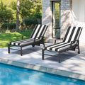 Crestlive Chaise Lounge Cushions Outdoor Set of 2, 72"x21", Water Resistant