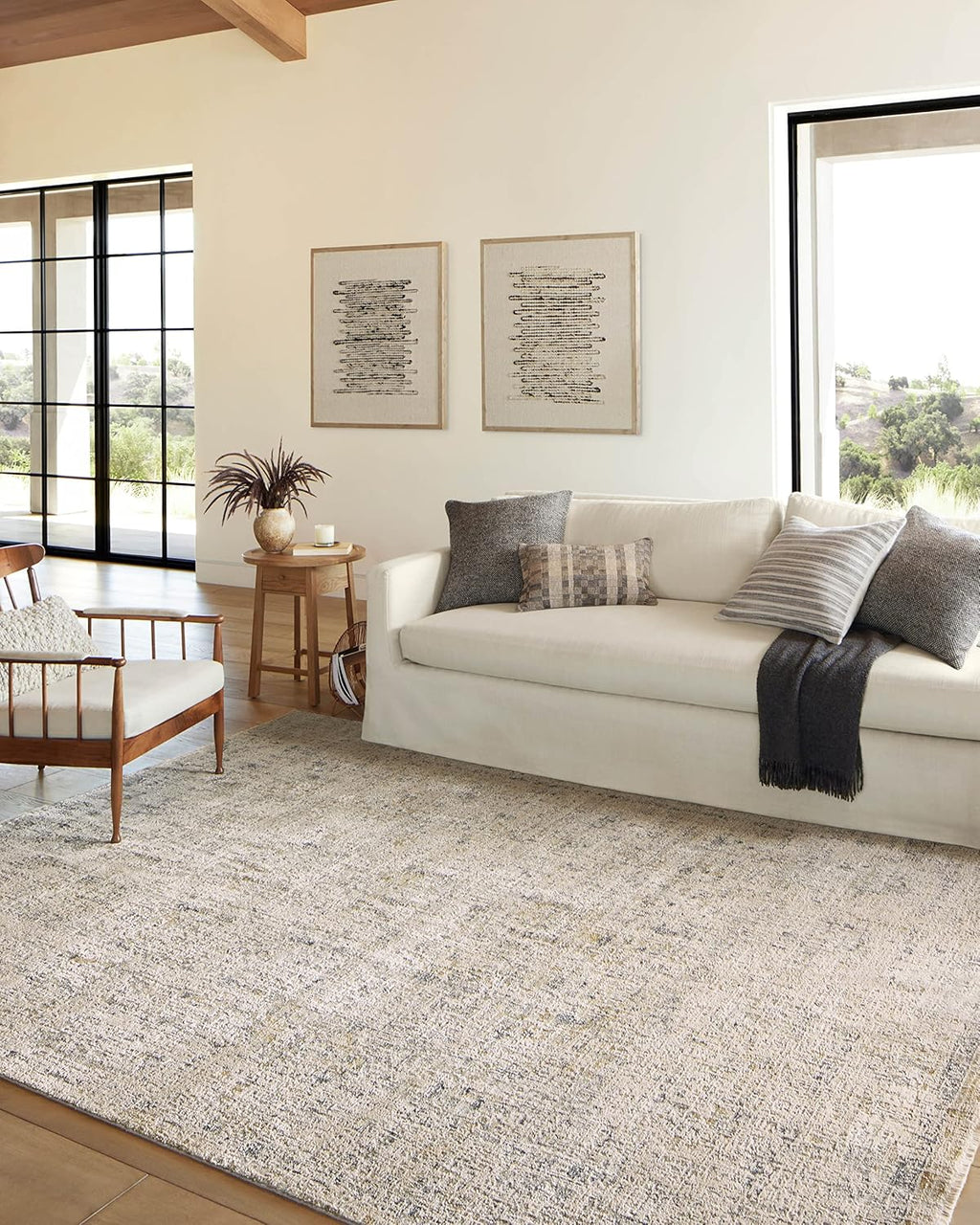 Loloi Amber Lewis Alie Sand/Sky 7'-10" x 10' Area Rug