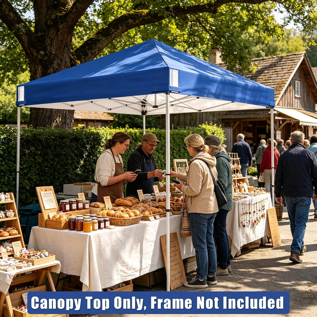 10x10 replacement canopy top, waterproof & uv protection, package contents