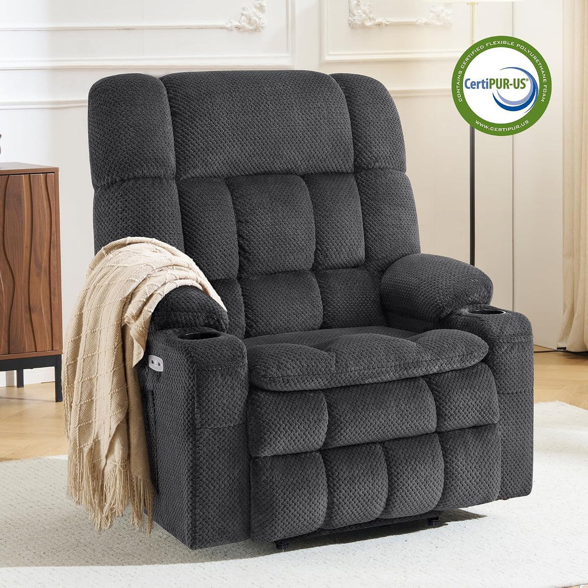 MCombo Oversized Dual Motor Power Lift Recliner Chair for Elderly R7891