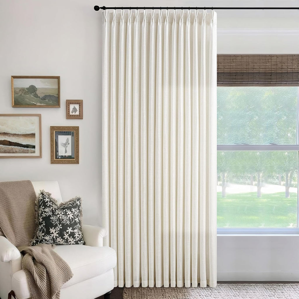 Extra Wide Pleated Curtains 108 Inches Long 100 Inch Width 100x108