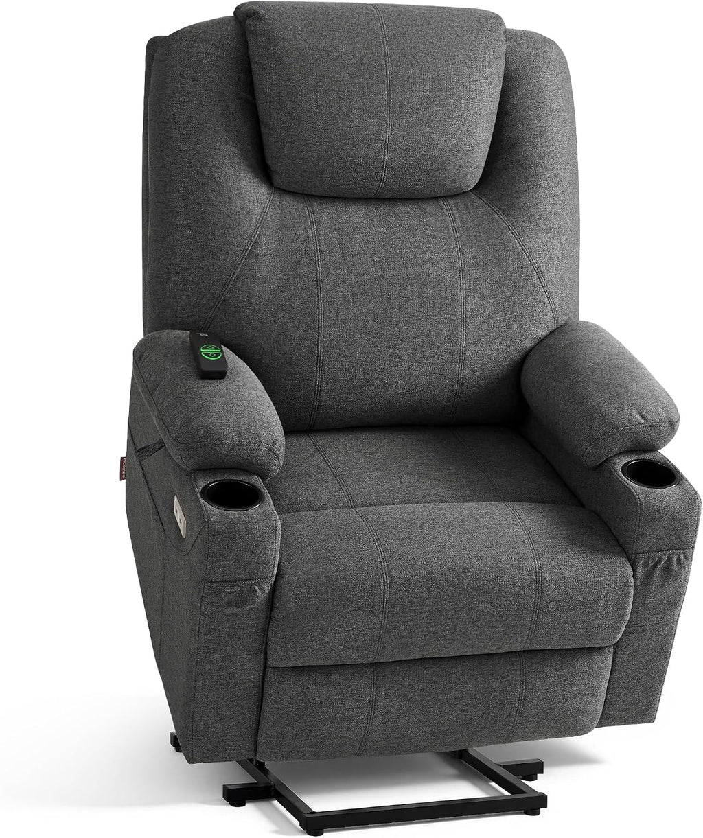 MCombo Power Lift Recliner Chair for Elderly R7510(Grey, Large-Wide)
