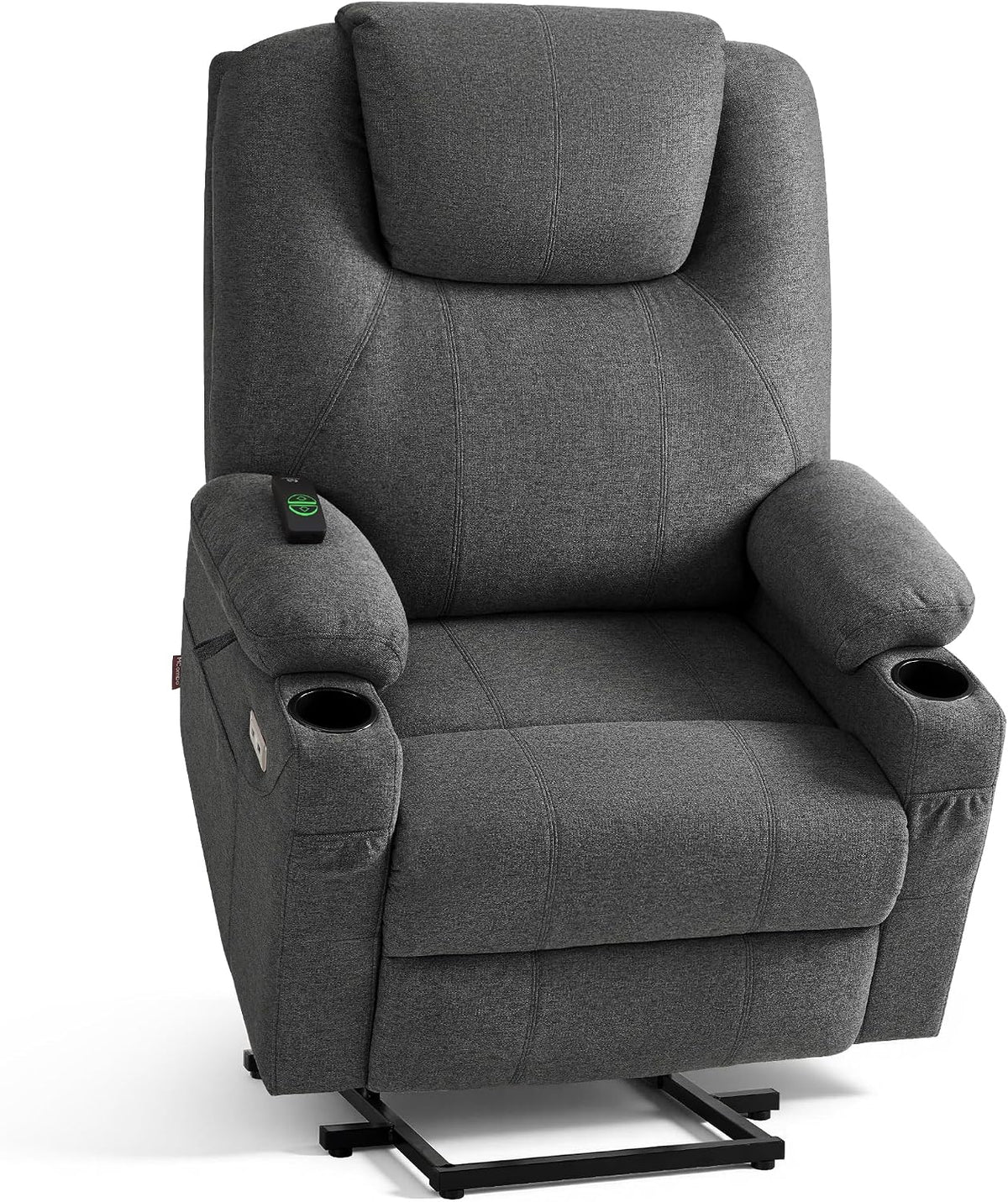 MCombo Power Lift Recliner Chair for Elderly R7510(Grey, Large-Wide)