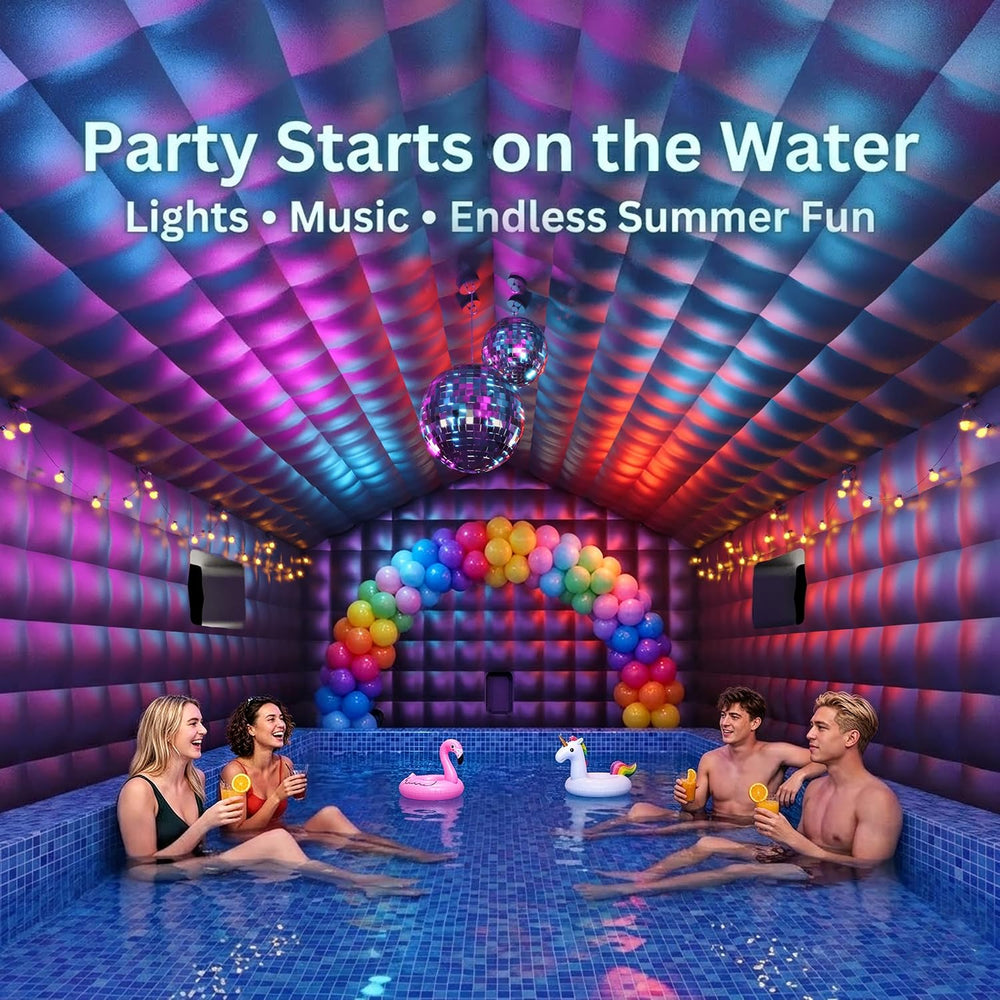 23×16×12Ft Inflatable Nightclub, Blow up Party Tent with Blower for Adult