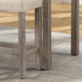Roundhill Furniture Sora Button Tufted Counter Height Saddle Stools, Set of 2, Taupe