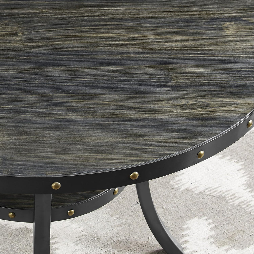 roundhill furniture biony 36" round bar table nail, package contents
