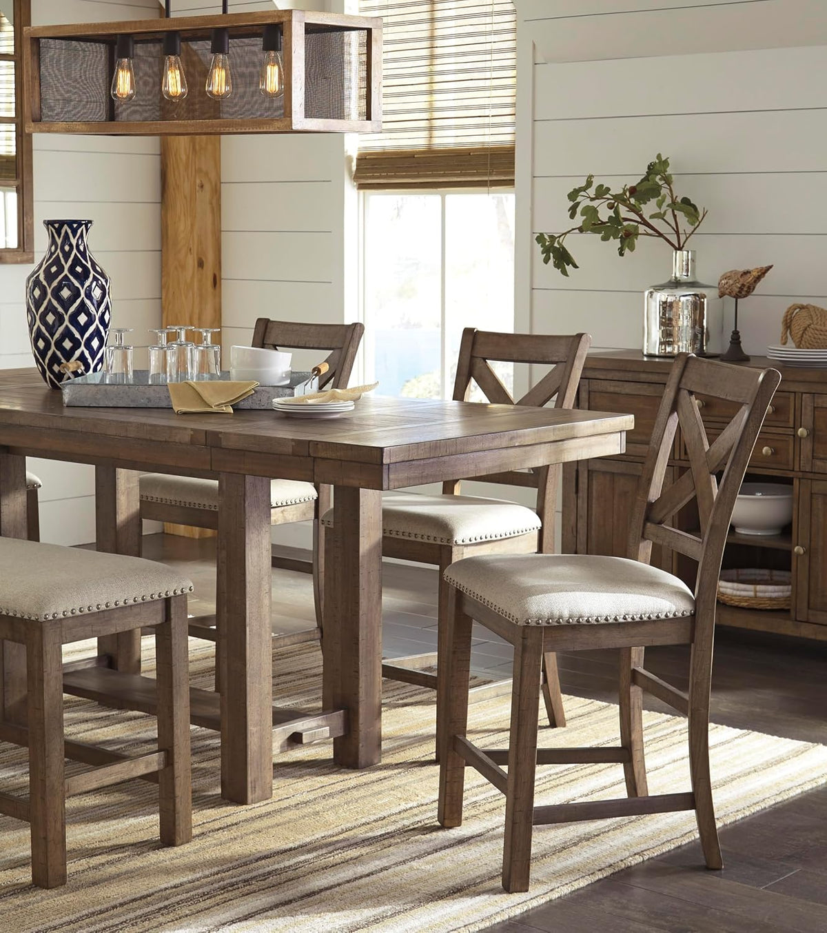 Signature Design by Ashley Moriville Counter Height Dining Extension Table