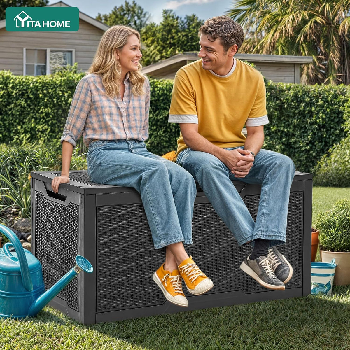 YITAHOME 100 Gallon Outdoor Storage Box