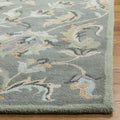 SAFAVIEH Jardin Collection Area Rug - 10' x 14', Grey & Multi, Floral Design, Handmade Wool, Ideal for the Living Room, Bedroom, Dining Room (JAR461A-10)