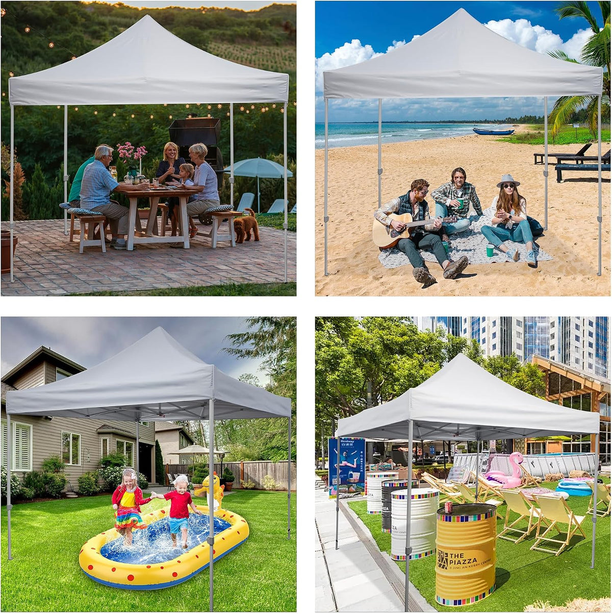 10x10 Canopy Replacement Top,Pop Up Tent Cover for Straight Leg Frame