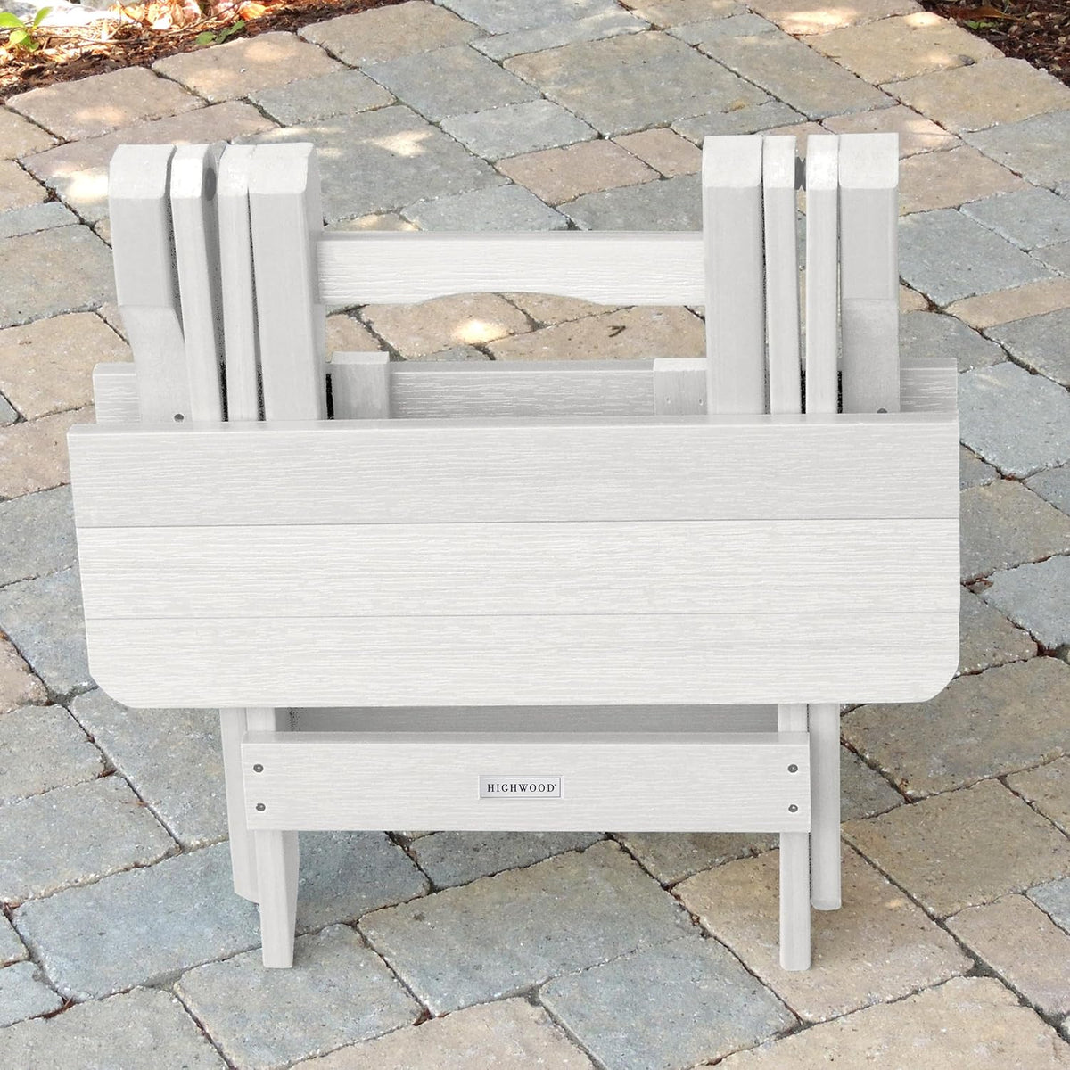 highwood Folding Adirondack Side Table, White