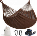 SUNCREAT Hammocks Backyard Rope Hammock, Brown