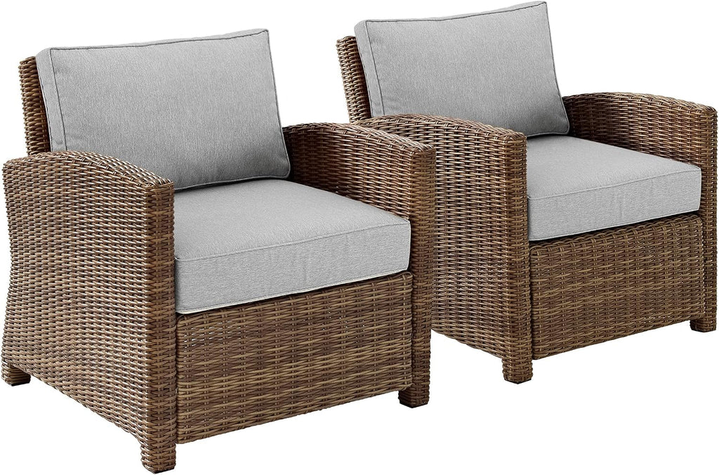 Crosley Furniture Bradenton 2-Piece Patio Chair Set