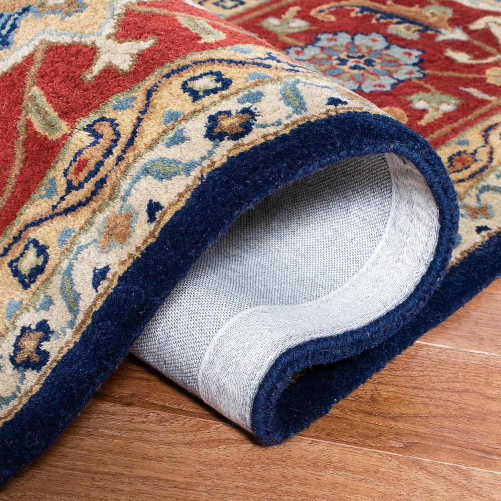 SAFAVIEH Royalty Collection Runner Rug - 2'3" x 8', Navy & R...