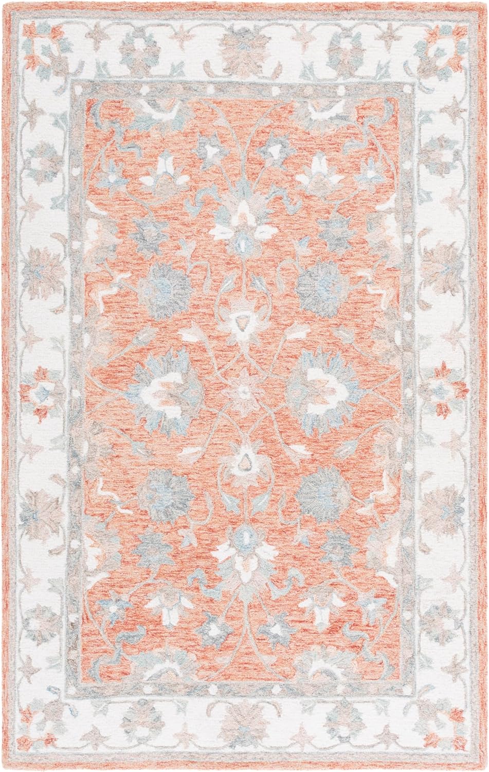 SAFAVIEH Heritage Collection Area Rug - 2'3" x 8' Runner, Rust &...