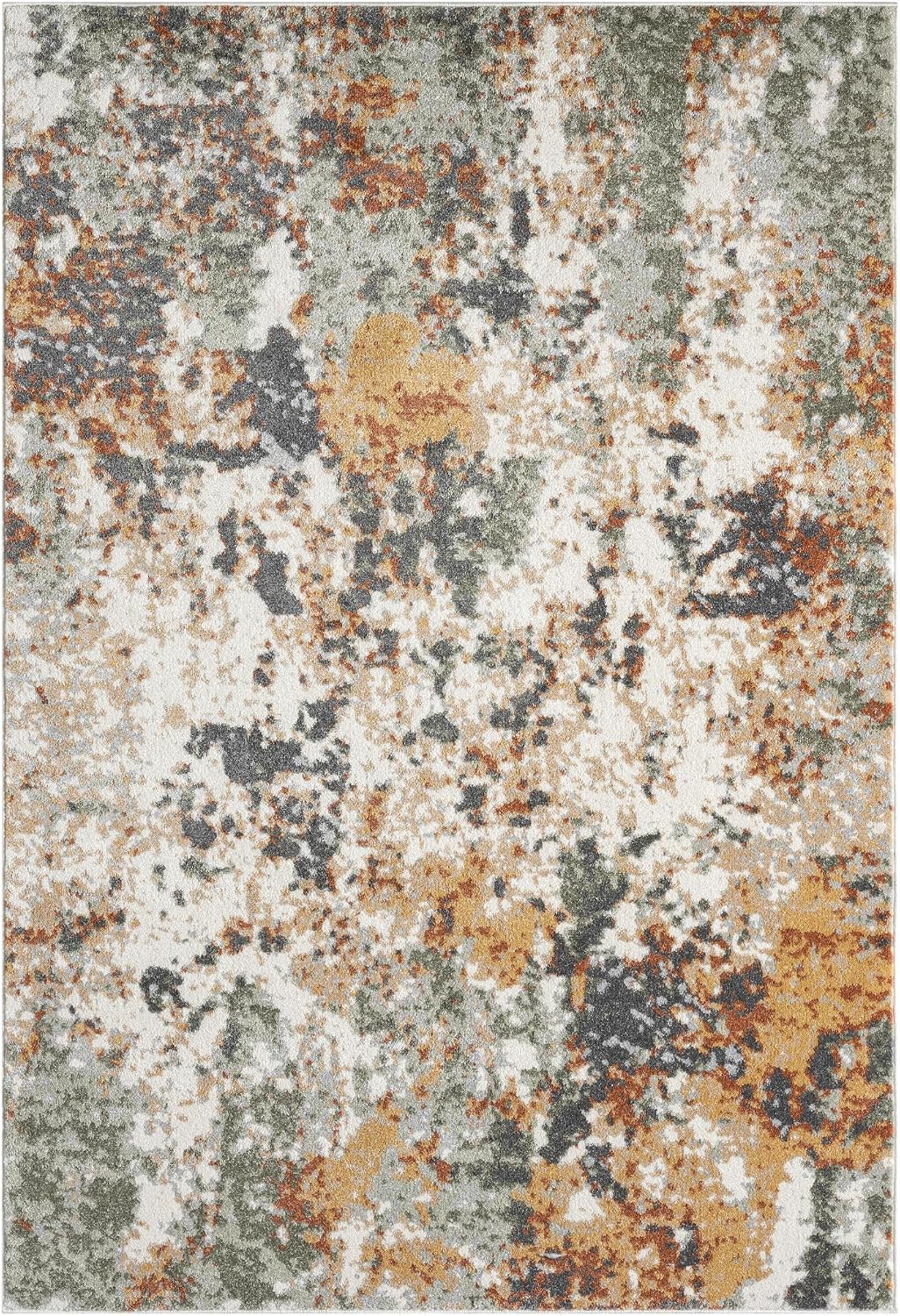 Keen Home Design Abstract Non-Shedding Area Rug, Soft Thick Pile, 9x12