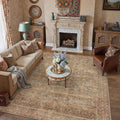 HUGEAR 6x9 Area Rugs Red Brown Washable Rug