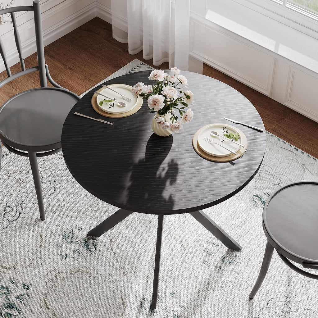ChooChoo 31.5 Inch Round Dining Table for 2