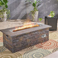 Stanbroil 48 x 14 inch Rectangle Fire Pit Kit with Spark Ignition
