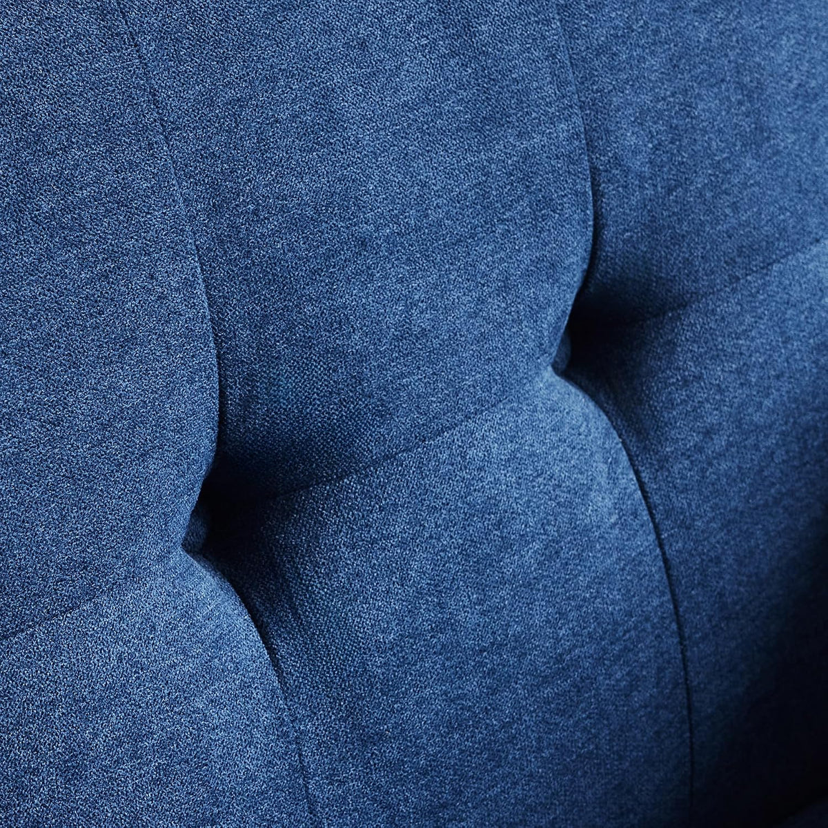 HUIMO Fabric Accent Chairs Set of 4, Living Room Chairs (4, Dark Blue)