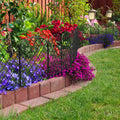 OUSHENG 25 Pack Decorative Garden Fence, Total 27ft(L) x 24in(H)