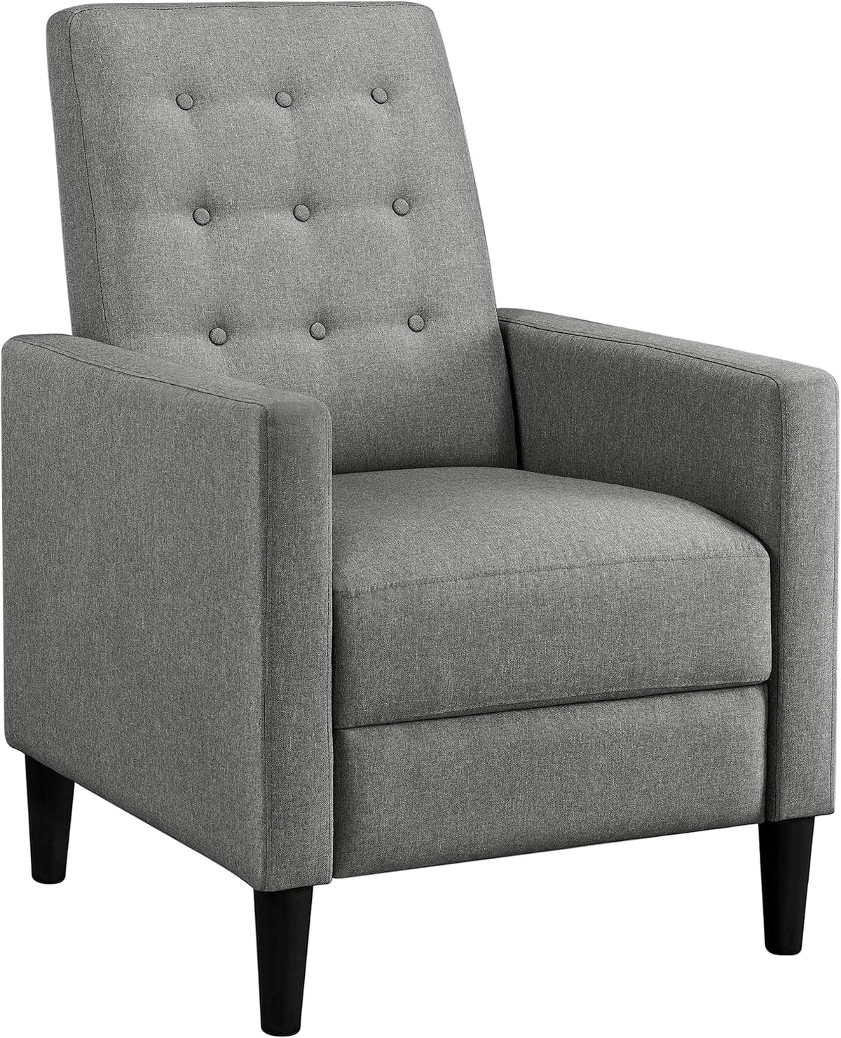 Yaheetech Fabric Recliner Chair Tufted Upholstered Single Sofa Gray