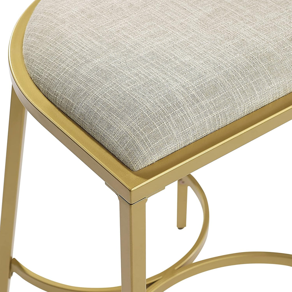Crosley Furniture Ellery Upholstered Counter Stools, Set of 2