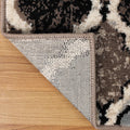 SUPERIOR Indoor Runner Rugs, Modern Area Rug, 2'7"x10', Ivory Z