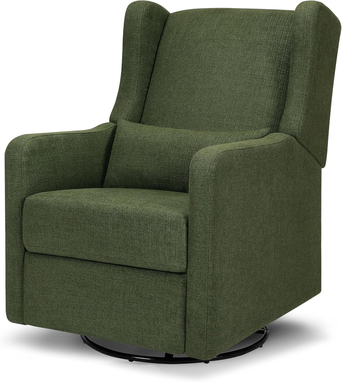 DaVinci Carter's Arlo Recliner, Performance Forest Green Linen