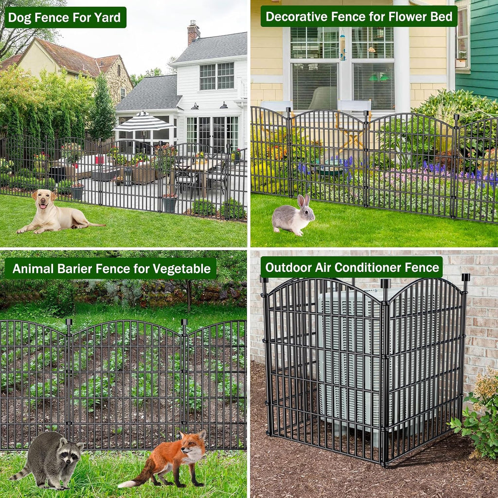 15 panel no dig decorative garden fence 32", package contents