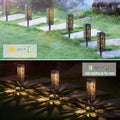 TomCare Solar Lights Outdoor Bright Solar Pathway Lights, 8 Pack