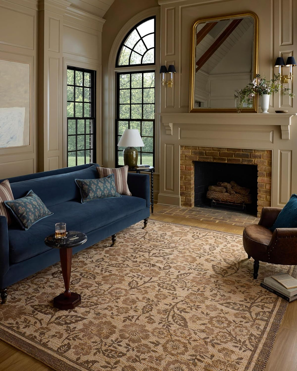 Loloi Chris Loves Julia Rue Bark/Mocha 2'-3" x 3'-9" Accent Rug