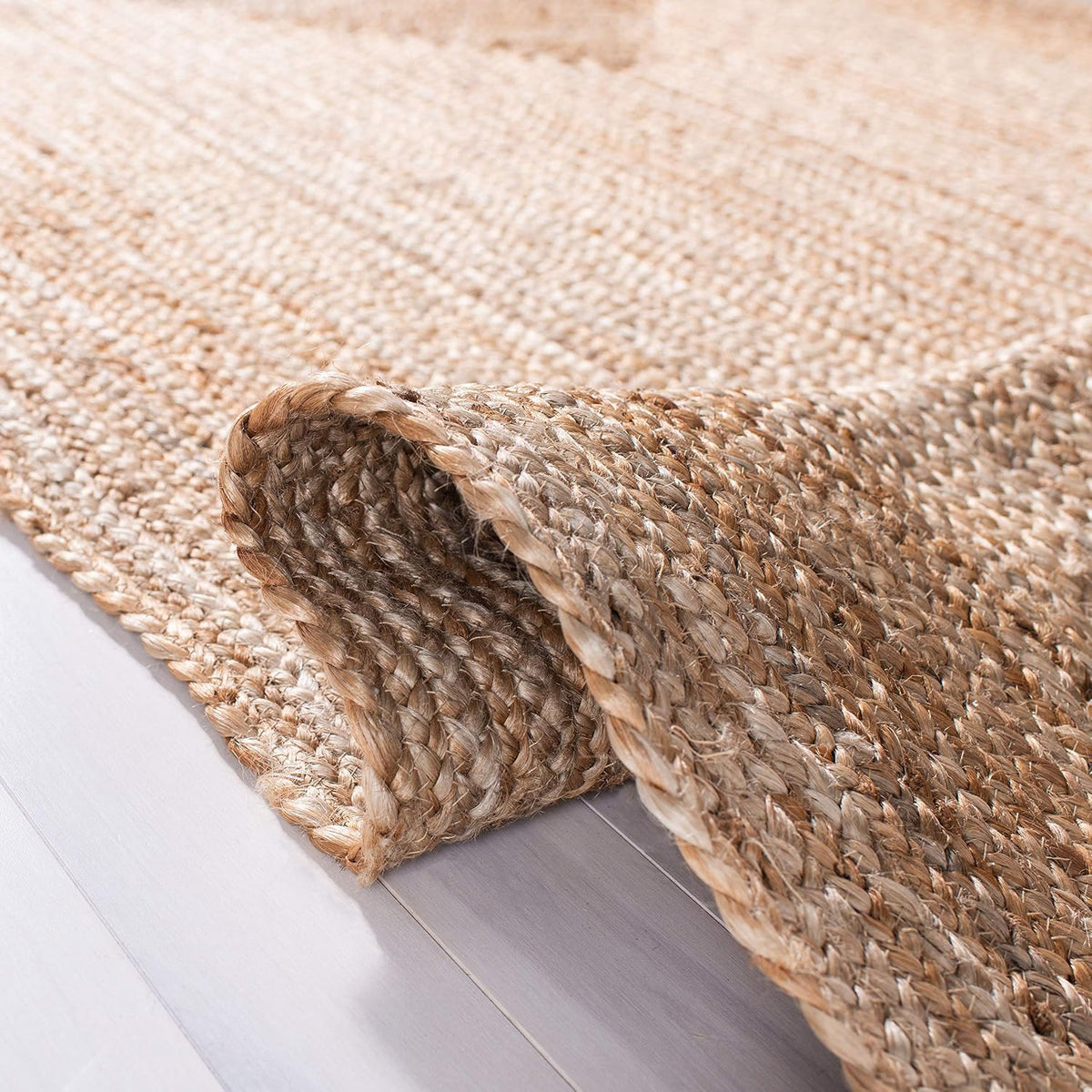 SAFAVIEH Cape Cod Collection Runner Rug - 2'3" x 14', Natural Brown, Handmade Braided Flat Weave Jute (CAP252A)