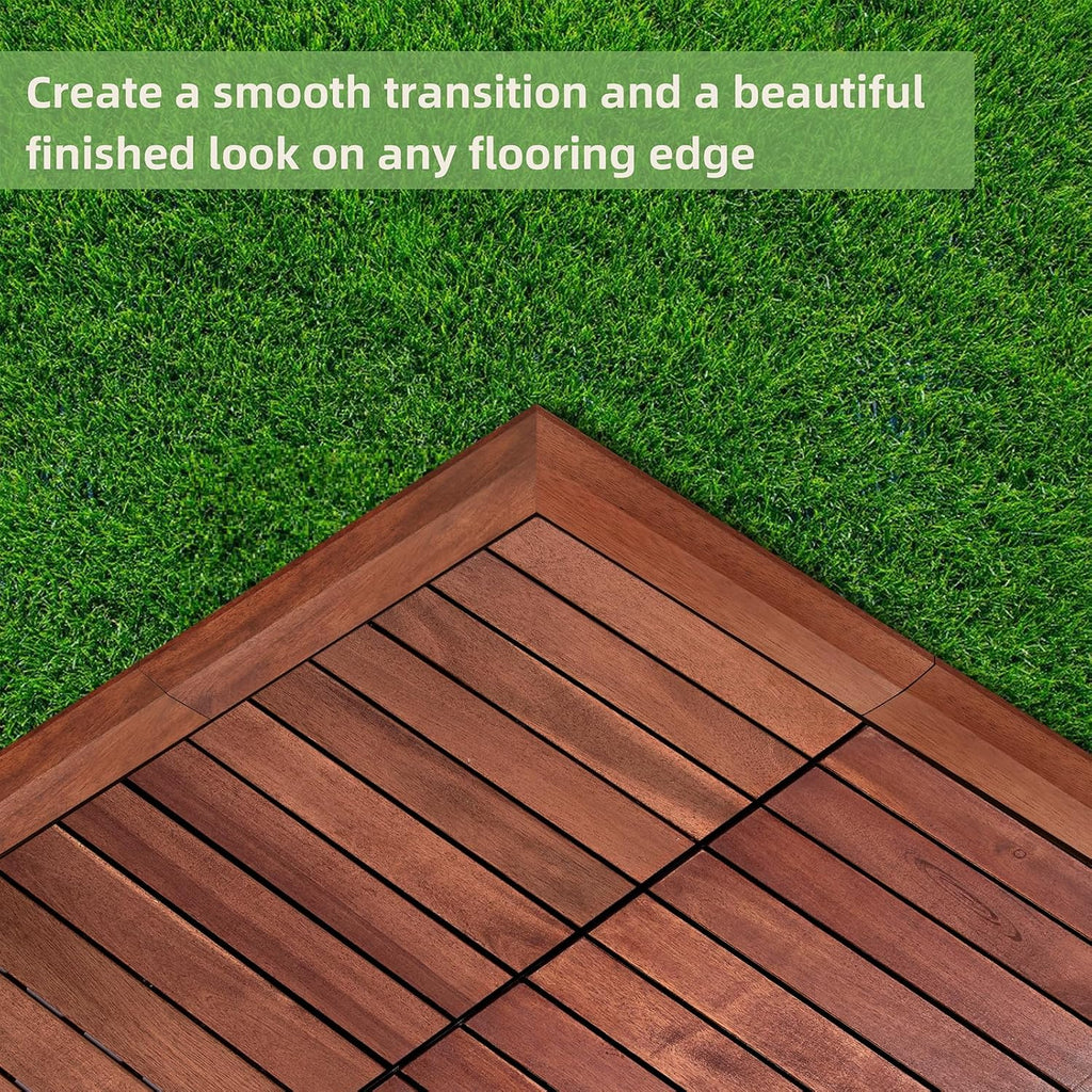 primezone solid acacia wood edge trim set for, view 9