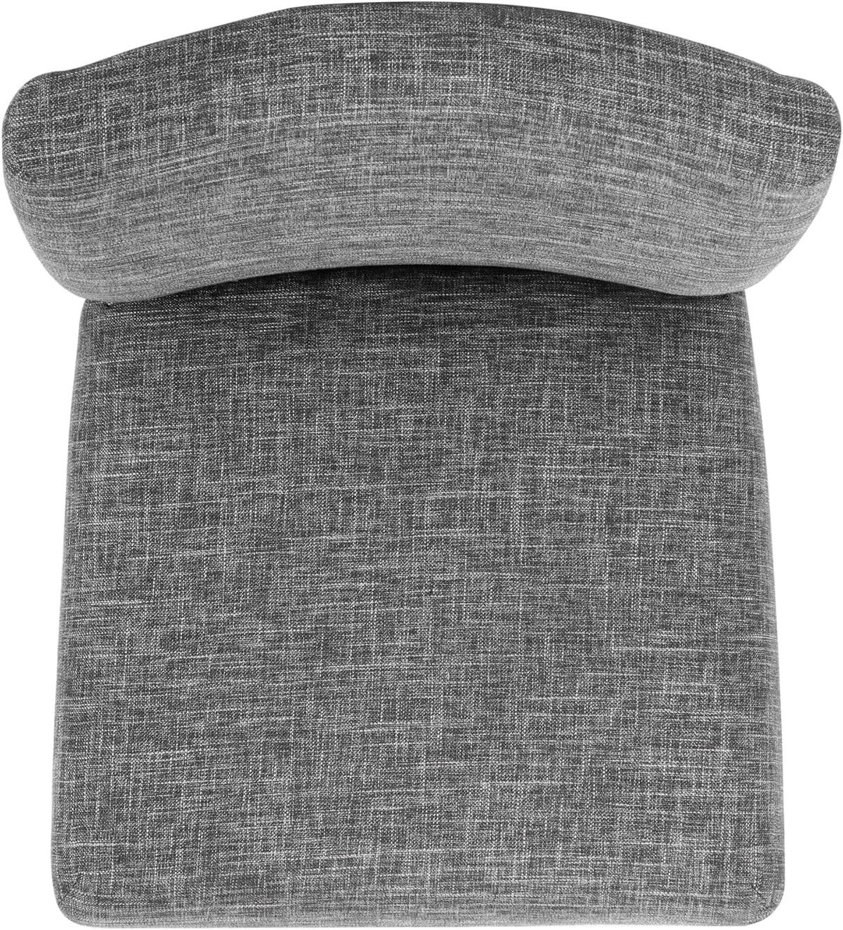 HomePop Upholstered Counter Stool, 24-Inch, Slate Gray