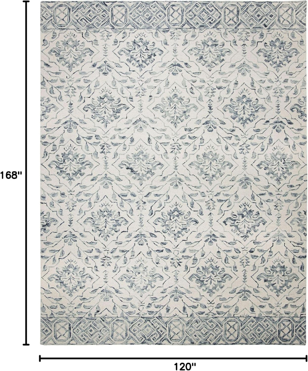 safavieh dip dye collection area rug - 10', side view