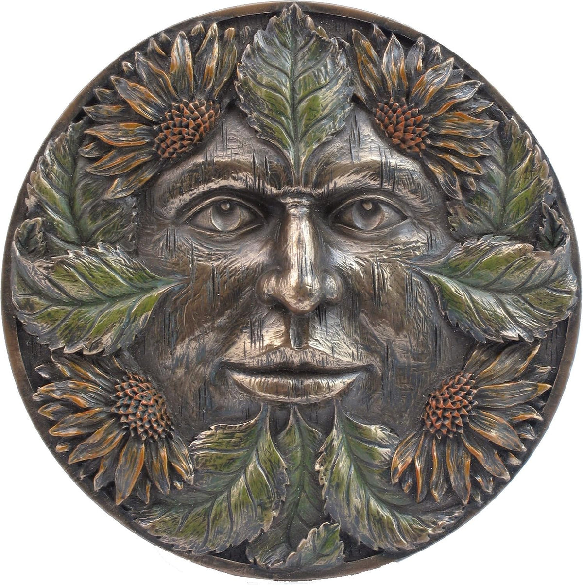 Nemesis Now Midsummer Wall Plaque 16 cm Bronze, Size 16cm