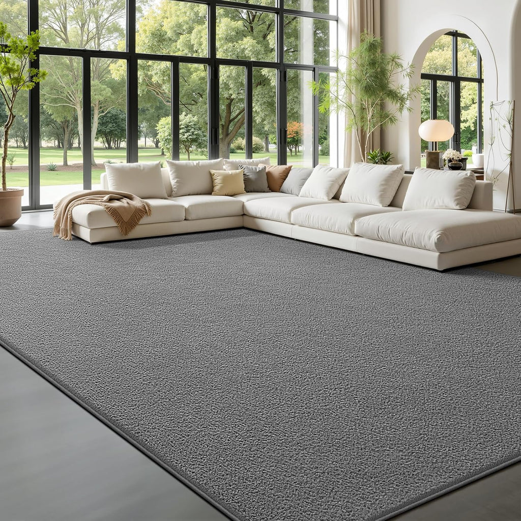 Deerhoo Large Area Rugs for Living Room Bedroom, 6 x 9 Ft, Grey