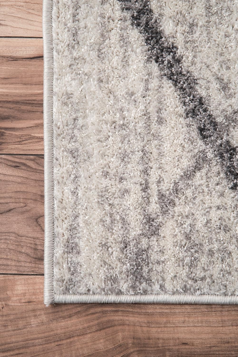 nuLOOM Thigpen Grey/Off-White, 10' x 14', Soft and Cozy, High Traffic, Stain Resistant, Easy Clean, Non-Shed, Durable Area Rug for Bedroom, Living Room, Dining Space, Den, Foyer, Entryway