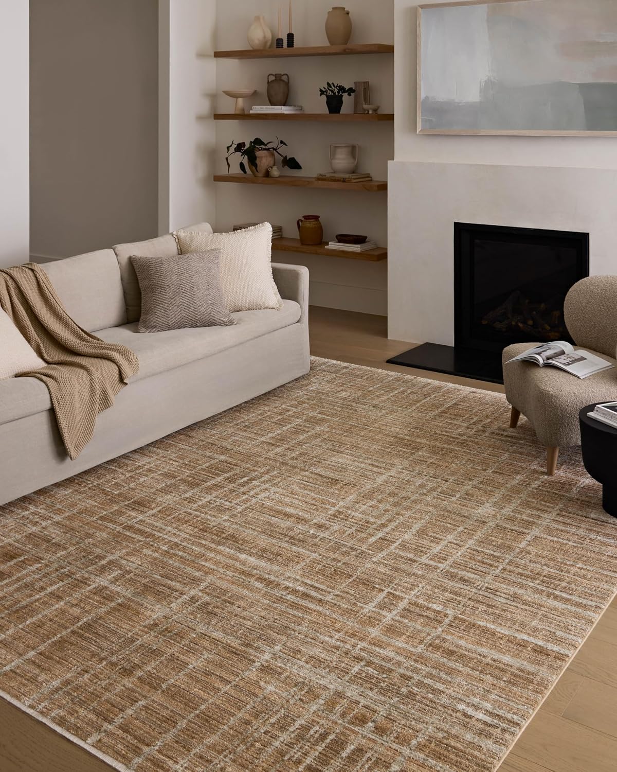 Loloi Wade Clay/Silver 9'-3" x 13'-1" Area Rug